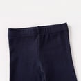 thumbnail image 5 of CYRBOKOToddler Girls Leggings, Thin Stretch Cotton Elastic Waist Skinny Pants Navy Size 7 T, 5 of 5