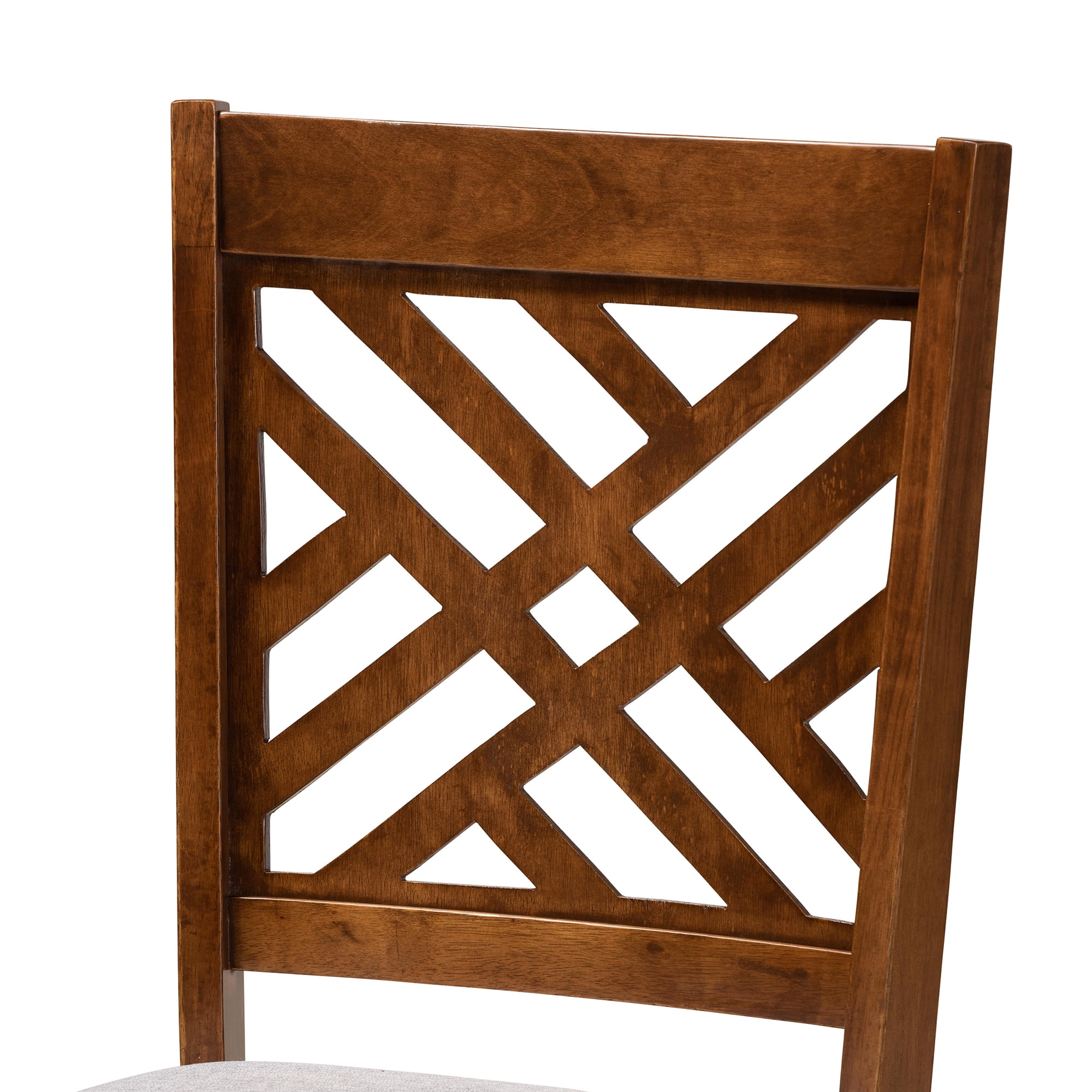 Baxton Studio Gustavo Modern Dining Set, Walnut