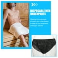 10pcs Black Panties Disposable Underwear Men Briefs Underwear Men's