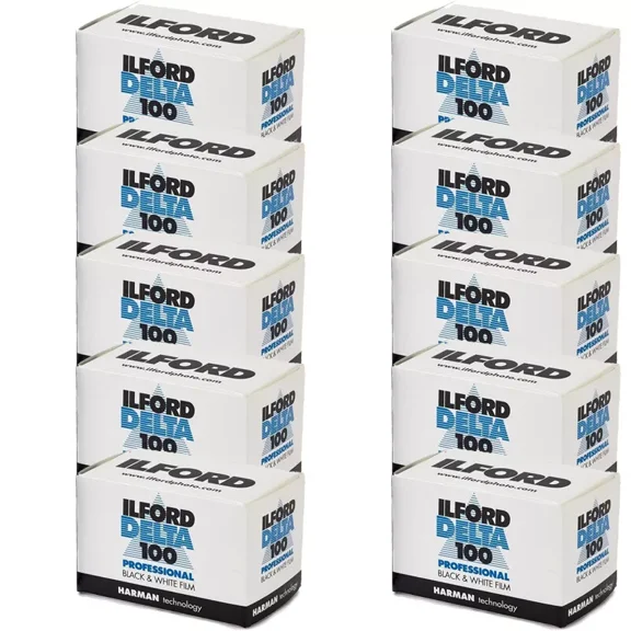 Delta 100 Pro Black & White 35mm Print Film, 36 Exposures (10 Roll)