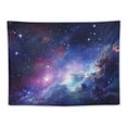 thumbnail image 5 of COMIO Galaxy tapestry Blue starry sky tapestry Cosmic tapestry Mysterious Nebula Star Tapestry Wall hanging tapestry Home Furnishing decoration a living room dormitory Tapestry, 5 of 7