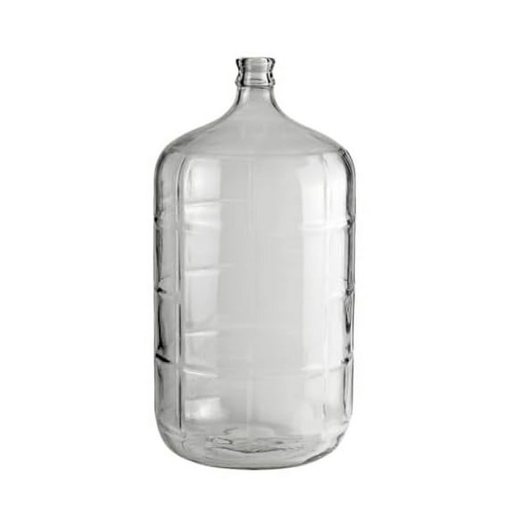 FastRack 6 Gallon Italian Glass Carboy Clear | Food Grade, Leak-Proof for fermentation, brewing & storage | 6 Gallon Fermenter | Large Glass Carboy for Home Brewing, Kombucha, Wine