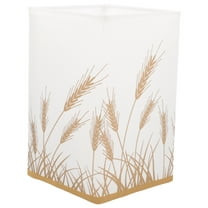 EXHUMKY 1Pcs Bedside Lampshade for Table Lamp in Golden Color 11.8x4.3x4.3in