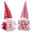 thumbnail image 2 of Adorable Plush Gnome 2Pcs Pink Lovely Gnome Doll Creative Decorative Decor, 2 of 4