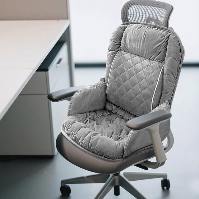 Amzcrzy Funda Nórdica, Sábana, Funda De Almohada De Satén, Cojín De Invierno, Cojín Integrado Para Sentarse En La Oficina Durante Largos Períodos, Cálido Y Acogedor, Cojín De Asiento, Protección De C