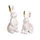 thumbnail image 3 of 2 figuras decorativas de conejo de Pascua para el hogar. Blanco, 3 of 7