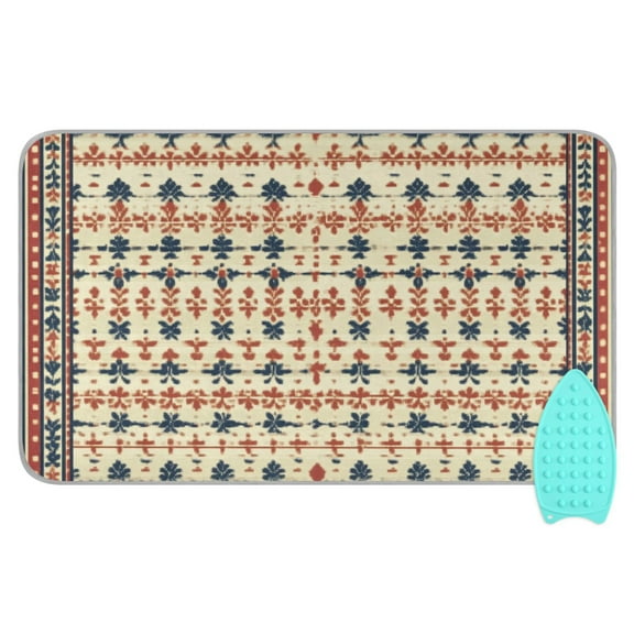 Traditional Style Ironing Mat Blanket for Table Top Travel Portable Ironing Board Pad 47.2x27.6 Inch