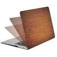 thumbnail image 2 of Mosiso MacBook Air 13 Inch Case (Release 2010-2017 Older Version), Plastic Pattern Hard Case & Keyboard Cover & Screen Protector Only Compatible MacBook Air 13 (A1369 & A1466), Wood-Grain, 2 of 4