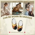 thumbnail image 7 of Wukai Hawaiian Sunset Beach Print Women's Indoor Bedroom Slipper Slip On Shoes, Unisex House Shoes with Anti-Skid Sole for Men, Gift for Women Men-35/36, 7 of 7