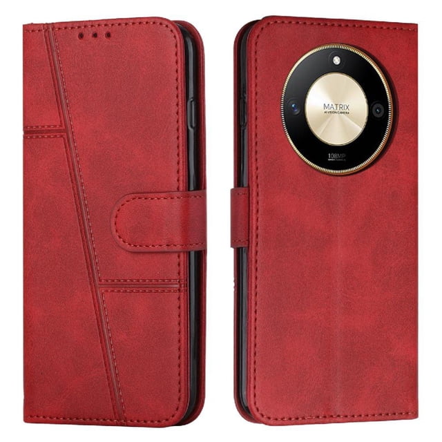 Funda Flip para FOXDOCK Honor MaGic 6 Lite – Carcasa delgada y resistente a impactos con soporte para uso diario y profesional