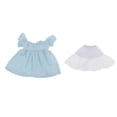 thumbnail image 1 of Ropa De Verano De Muñeca , Vestido Con Debajo Para Mini Blythe, OB11, 1/12 Party Casual Dress Up, 4 Colores Para Elegir Baoblaze  Conjuntos de vestido de muñeca, 1 of 5
