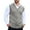 Medium Gray, variant on Coshow Men's Knitted Vest V neck Button Down Sleeveless Vest Casual Chunky Knit Cardigan
