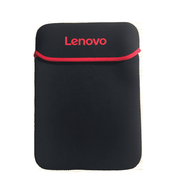 Lenovo 11" Neoprene Case Sleeve for Laptops, Chromebooks Black/Red