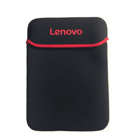 Lenovo 11 Neoprene Case Sleeve for Laptops Chromebooks - Black/Red