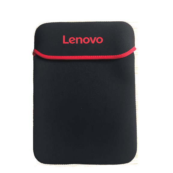 Lenovo 11" Neoprene Case Sleeve for Laptops, Chromebooks - Black/Red
