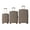Brown, variant on MAYEERTY 3-Piece Luggage Set, Lightweight Polypropylene Suitcases with TSA Lock & Spinner Wheels, White