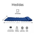 thumbnail image 2 of Colchón Autoinflable Portátil Cama Para Acampar Colchoneta Color Azul, 2 of 4