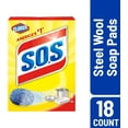 thumbnail image 2 of S.O.S. Steel Wool Soap Pads, 18 Count, 2 of 9