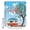 Blue, variant on Let's Go Camping Bathroom Shower Curtains with 12 Hooks Polyester Waterproof Shower Curtain for Stalls and Bathtubs Modern Camper Van Trees Blue Sky Decorative Bathroom Privacy Curtain 72x96 Inches