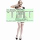 thumbnail image 4 of Women's French Maid Costume Sexy Black Satin Halloween Fancy Dress M-3xl, 4 of 4