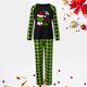 thumbnail image 4 of Pijamas Navideñas Conjunto de pijama navideño a juego de 2 piezas Conjunto de ropa de estar cómoda Kuymtek Verde*mujer T XXL para Unisex, 4 of 7