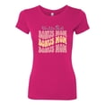 thumbnail image 2 of Wild Bobby, World's Best Bonus Mom Mother's Day Womens Slim Fit Junior Tee, Raspberry, Medium, 2 of 6
