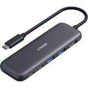 Anker 332 USB-C Hub (5 in 1) with 4K HDMI Display, 5Gbps USB-C Data Port and 2 x 5Gbps USB-A Data Ports with MacBook Pro, MacBook Air, Dell XPS, Lenovo Thinkpad, HP Laptops and More