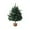 C, variant on Darzheoy Flocked Christmas Tree, 18 Inch White Snowflake Miniature Artificial Christmas Tree with Realistic Design for Holiday Party Decorations, Tabletop Decor, and Home Festive Scenes