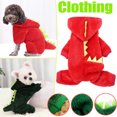 thumbnail image 2 of CAROOTU Pet Clothes Soft Dinosaur Transfiguration Dogs Shirt Classic Cute Fun Comfortable Clothes For Dog, 2 of 6