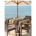 thumbnail image 4 of Square Outdoor Tablecloth with Umbrella Hole Farmhouse Grey Yellow Outside Table Cloth Waterproof Patio Table Cover Vintage Wood Country Zipper Tablecloths for Picnic Party Camping 60x60 Inch, 4 of 8