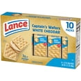 thumbnail image 6 of Lance Sandwich Crackers, Captain's Wafers White Cheddar, 10 Individual Packs, 6 Sandwiches Each, 6 of 8