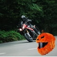 thumbnail image 6 of Halloween Pumpkin Motorcycle Helmet Cover,Cartoon Plush Full Face Helmet Protective Cover, Cute Motorcycle Helmet Accessories for Halloween, Helmet Cover for Fun Rides and Gifts,Helmet Not Included, 6 of 7