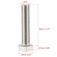 thumbnail image 2 of Tornillos de cabeza hexagonal M10 de 45mm en acero inoxidable 304, 10 piezas, 2 of 3