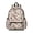 Beige and Pink Baseball Pattern, variant on Baseballs and Softballs Red Pattern Cute School Backpack with Padded Back and Adjustable Shoulder Straps 13.4"x11"x4.7"