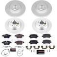thumbnail image 2 of Power Stop Front and Rear Euro-Stop ECE-R90 Certified Brake Pad and Rotor Kit ESK6276 Fits 2015 Land Rover Range Rover Evoque, 2 of 4