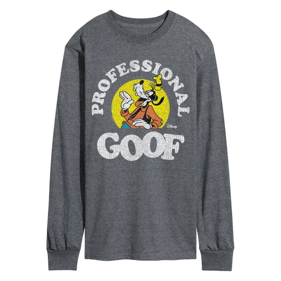 Disney - Professional Goof - Men's Long Sleeve Graphic T-Shirt