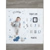 Gerber Baby Boy Milestone Blanket & Frame Set, 2-Piece