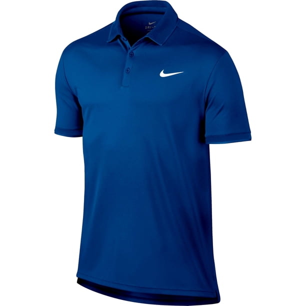 Nike Court Dry Rugby Polo para Hombre, Azul, XX-Large
