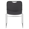 thumbnail image 4 of NATIONAL PUBLIC SEATING Chaise Empilable - Gris - Lot de 1, 4 of 5