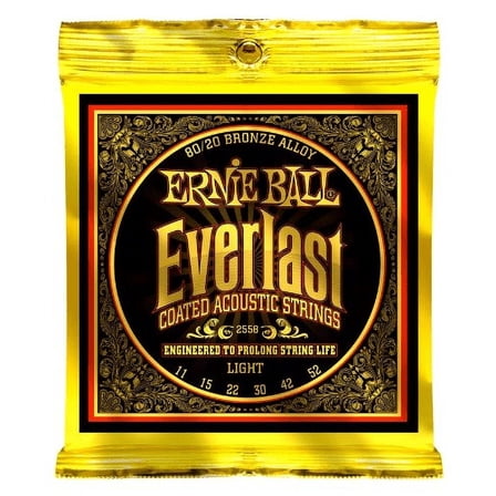Ernie Ball Everlast Coated 80/20 Bronze Acoustic Guitar Strings