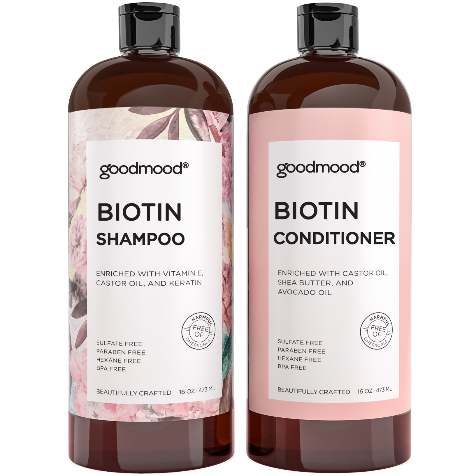 GoodMood Biotin Shampoo and Conditioner For Hair Growth, Hair Loss