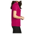 thumbnail image 3 of Womens Silk Touch Polyester Performance Polo Pink Raspberry Small, 3 of 6