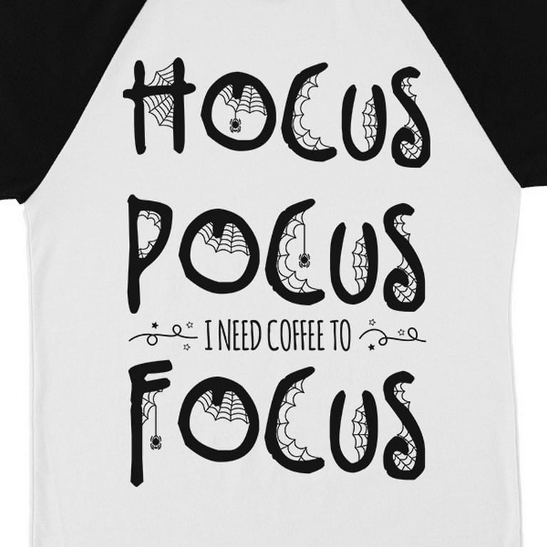 hocus pocus baseball tee