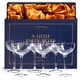 thumbnail image 1 of Juego de vasos Champagne Coupé, cristal vintage, 180 ml, años 20, 1 of 6