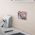 thumbnail image 5 of Yayeee Toggle Light Switch Wall Plate 2-Gang 4.56"x4.48" Decorative Outlet Cover, Flowers and Leaves, 5 of 7