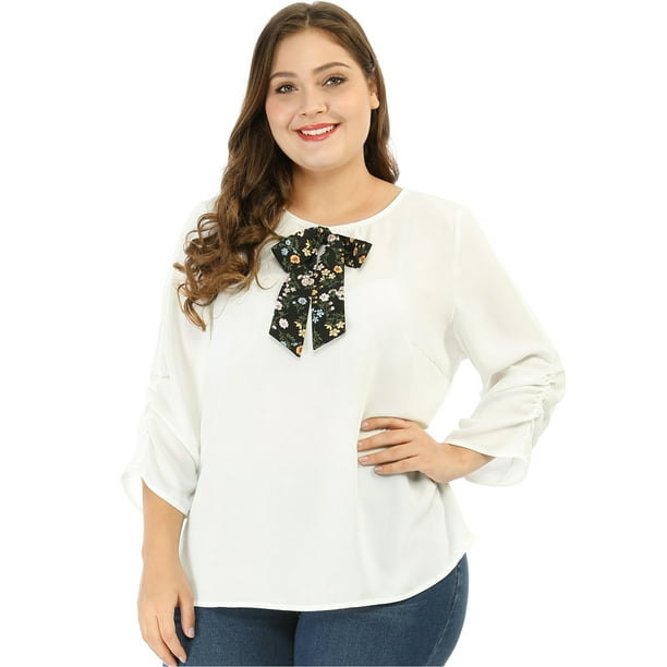 plus size blouses at walmart