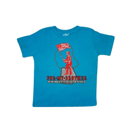 

Inktastic Military Brother Deployed Gift Toddler Boy or Toddler Girl T-Shirt