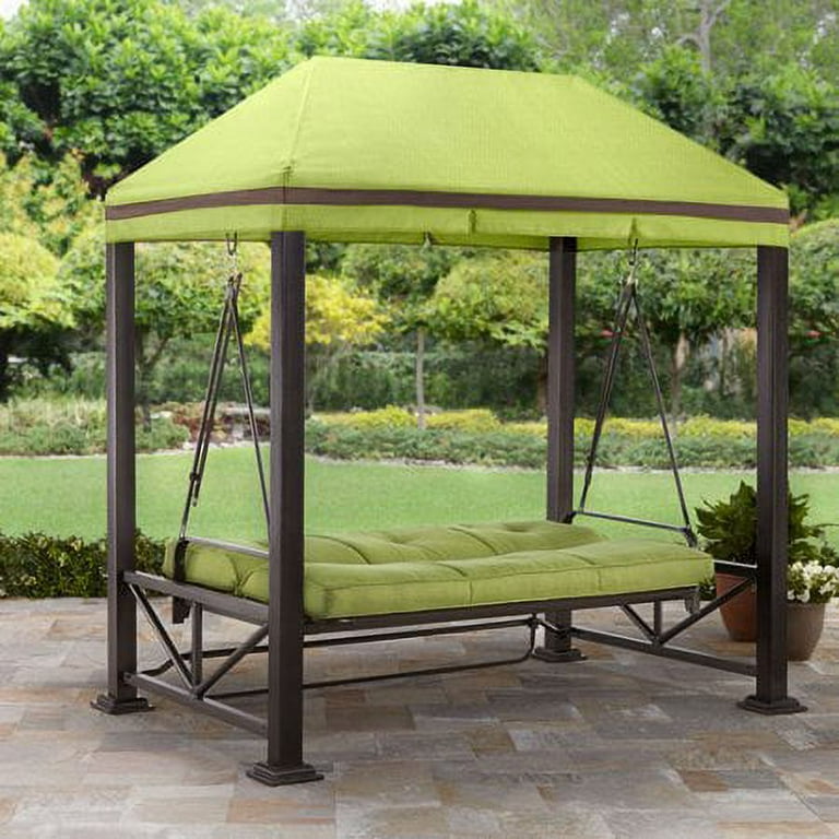 Better Homes Gardens Sullivan Pointe Gazebo Porch Swing Bed