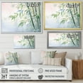 thumbnail image 4 of Designart "Bamboo love Dream II" Floral Floater Framed Canvas Print, 4 of 7
