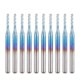 thumbnail image 1 of 10 Pieces for Nano Blue Coat Cutter CNC Router Milling Bits High Abrasion Resistance Tungsten Steel 0.8-3.175mm for Indu, 1 of 4